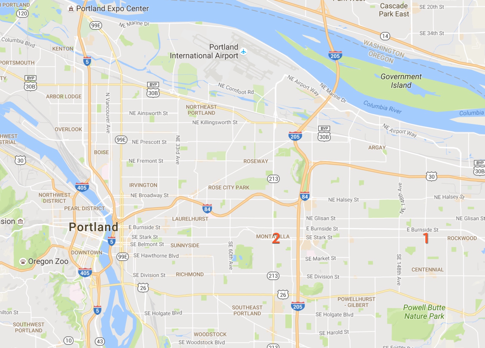 portland map 37-year-old 7-year-old