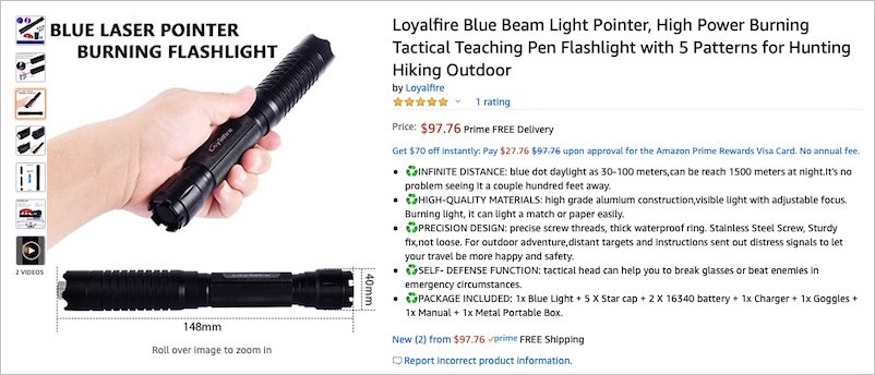 2020-08-04 Amazon high powered laser Loyalfire squashed