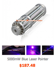Lasers-Pointers dot com 5W blue laser