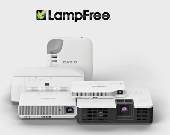 Casio LampFree laser hybrid projectors